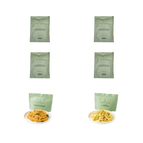 "Kõigeks Valmis!" seljakott koos toitudega, 2 inimese kombo