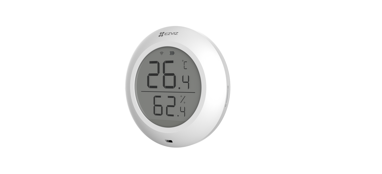 EZVIZ juhtmevaba õhuniiskuse ja temperatuuri andur (T51C)