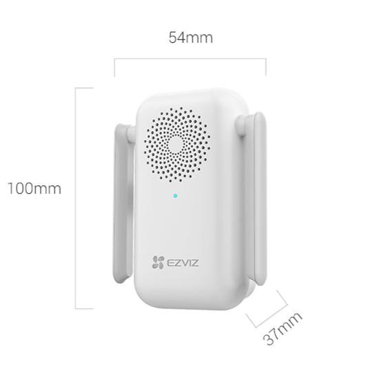 EZVIZ juhtmevaba uksekella komplekt (DB2C 3MP)