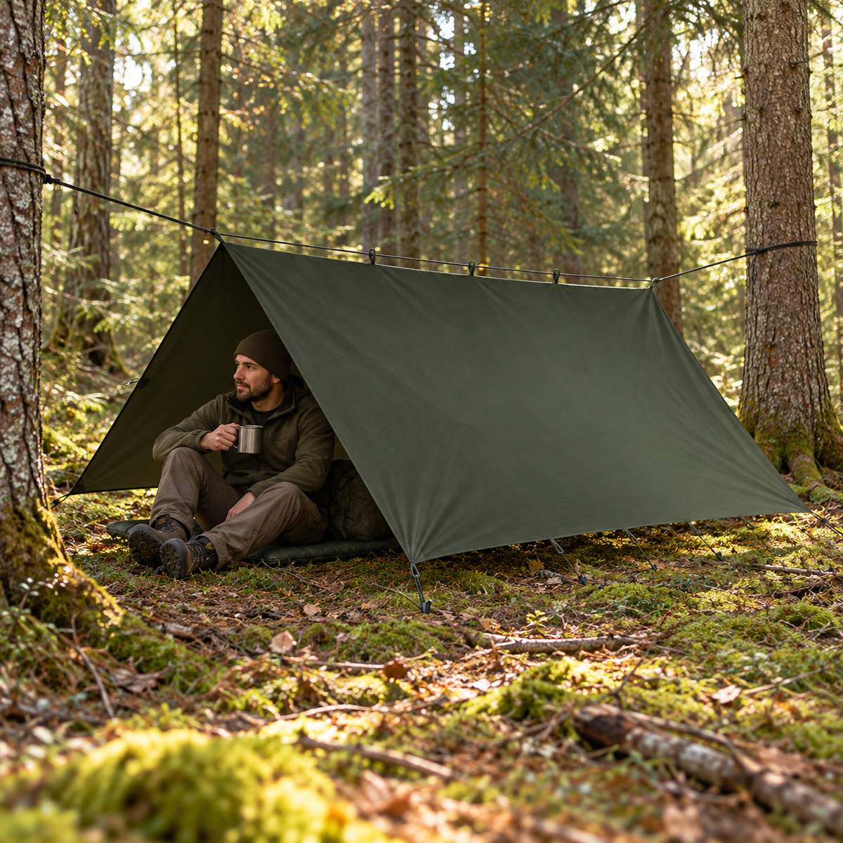 Helikon-Tex Supertarp Small varjualune 200 × 250 cm